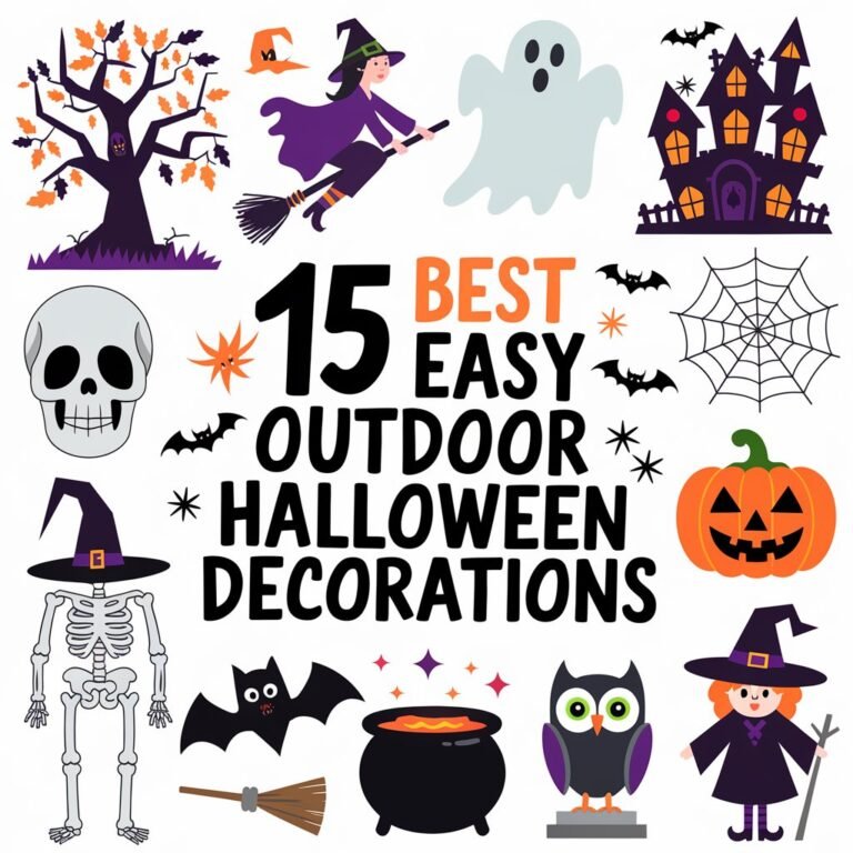 15 Best Easy Outdoor Halloween Decorations: Spooky Season Essentials