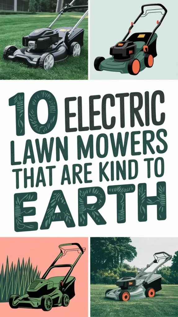 Top 10 Eco-Friendly Electric Lawn Mowers for a Greener and Sustainable Cut