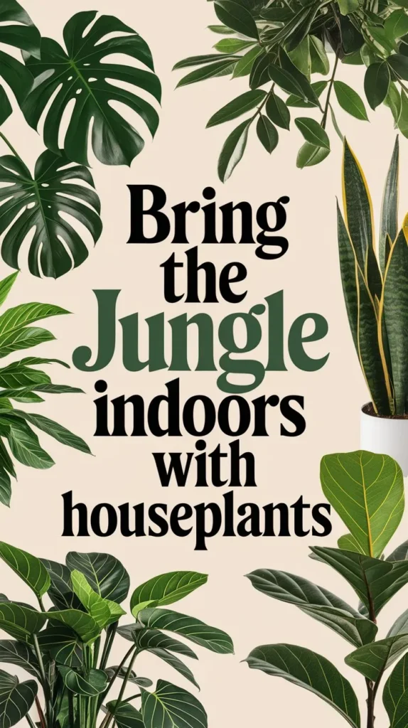 How to Create a Jungle-Inspired Houseplant Display: : A Step-by-Step Guide