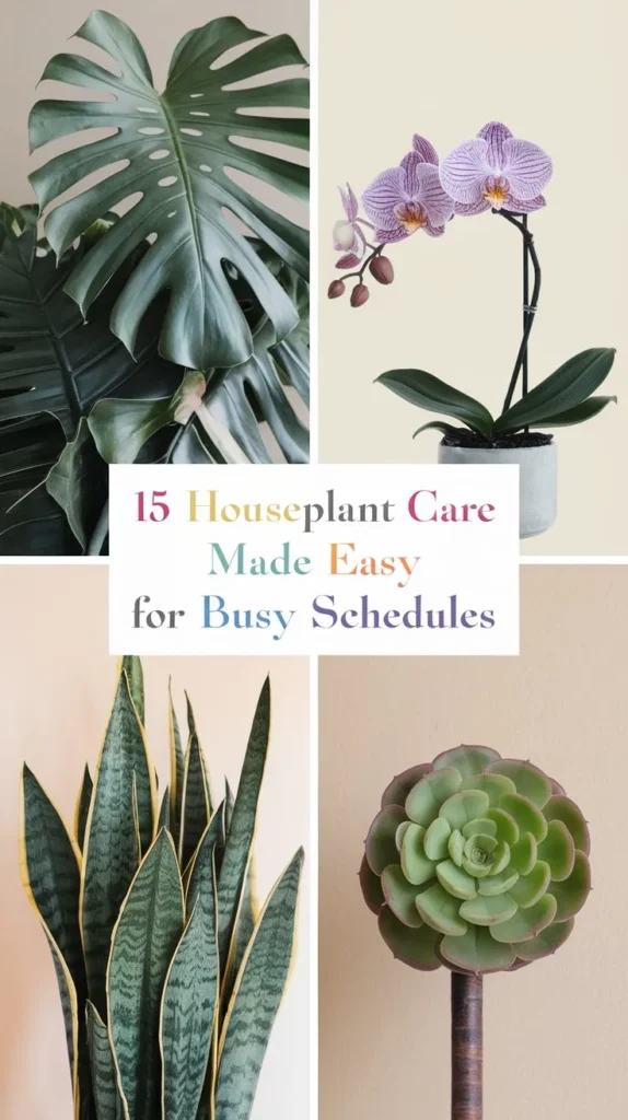 15 Easy Houseplants Care Tips for Busy People: Low-Maintenance Houseplants