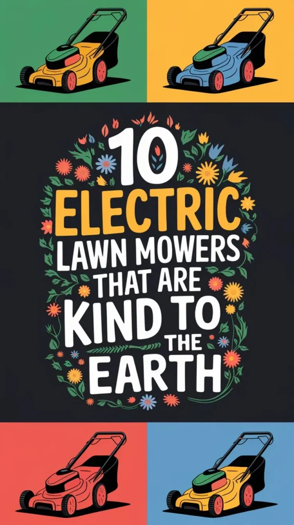 Top 10 Eco-Friendly Electric Lawn Mowers for a Greener and Sustainable Cut