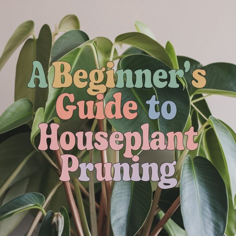 A Beginner’s Guide to Houseplant Pruning: Healthy Growth and Maximum Blooms